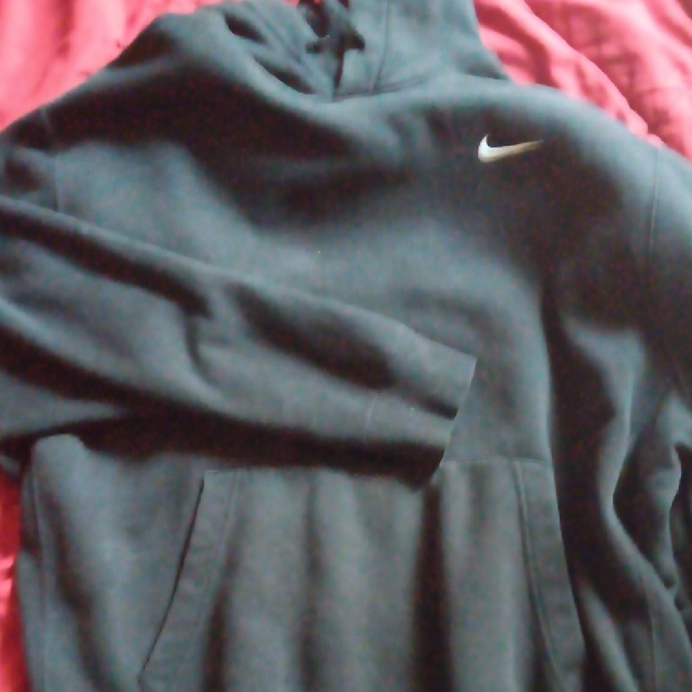 Nike Black Pullover with White Swoosh